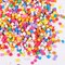 Edible Confetti Sprinkles for Cake Decorating - Round Rainbow